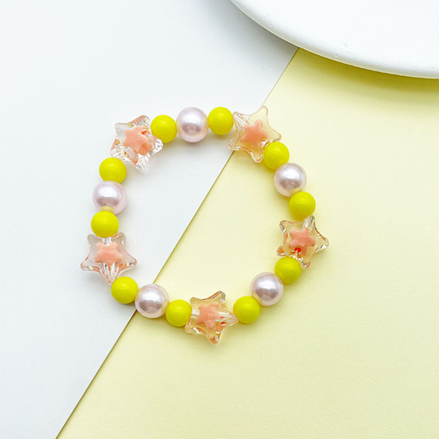 Children's Dopamine Crystal String Beads Cute Jewellery Bracelets
