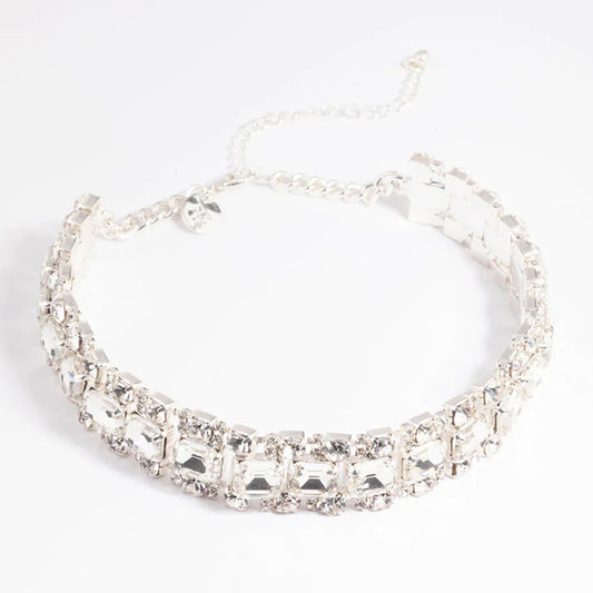 Women's Simple Rhinestone High-grade Retro Diamonds Clavicle Necklaces