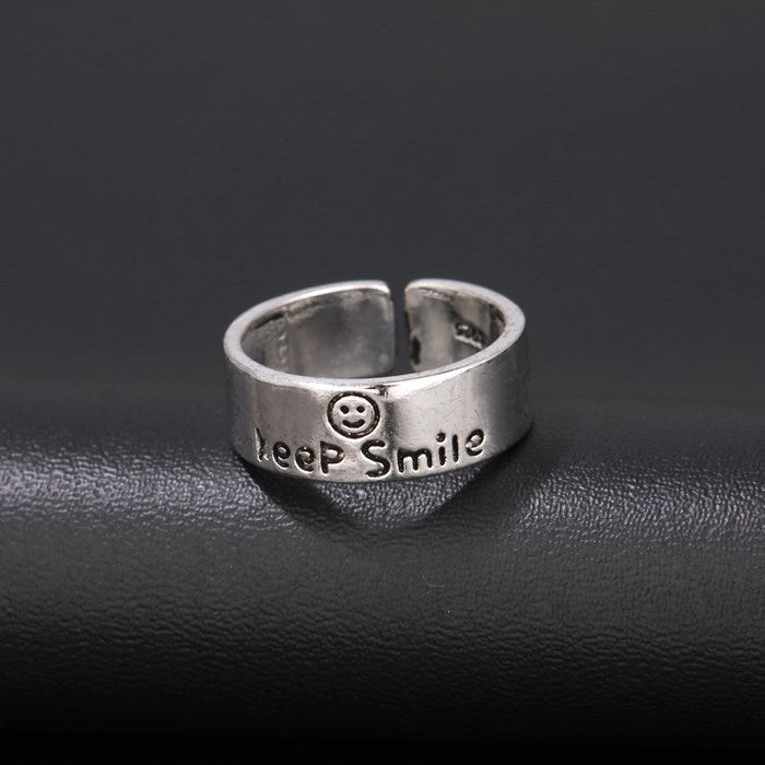 Women's & Men's Gate Cross Female Punk Trendy Open Rings