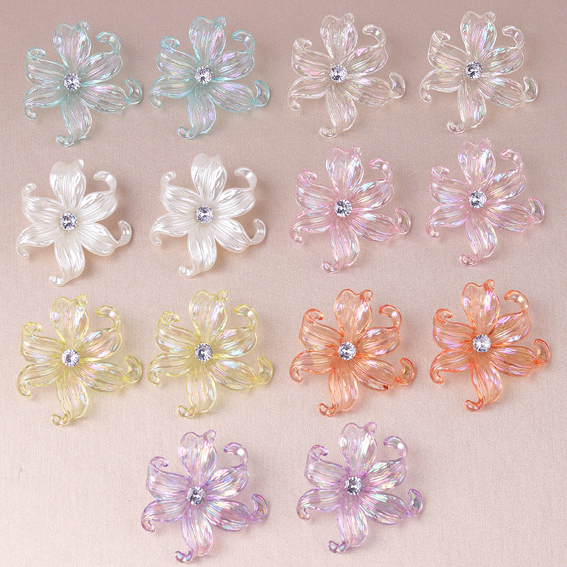 Women's Flower Style Super Fairy Irregular Colorful Rings