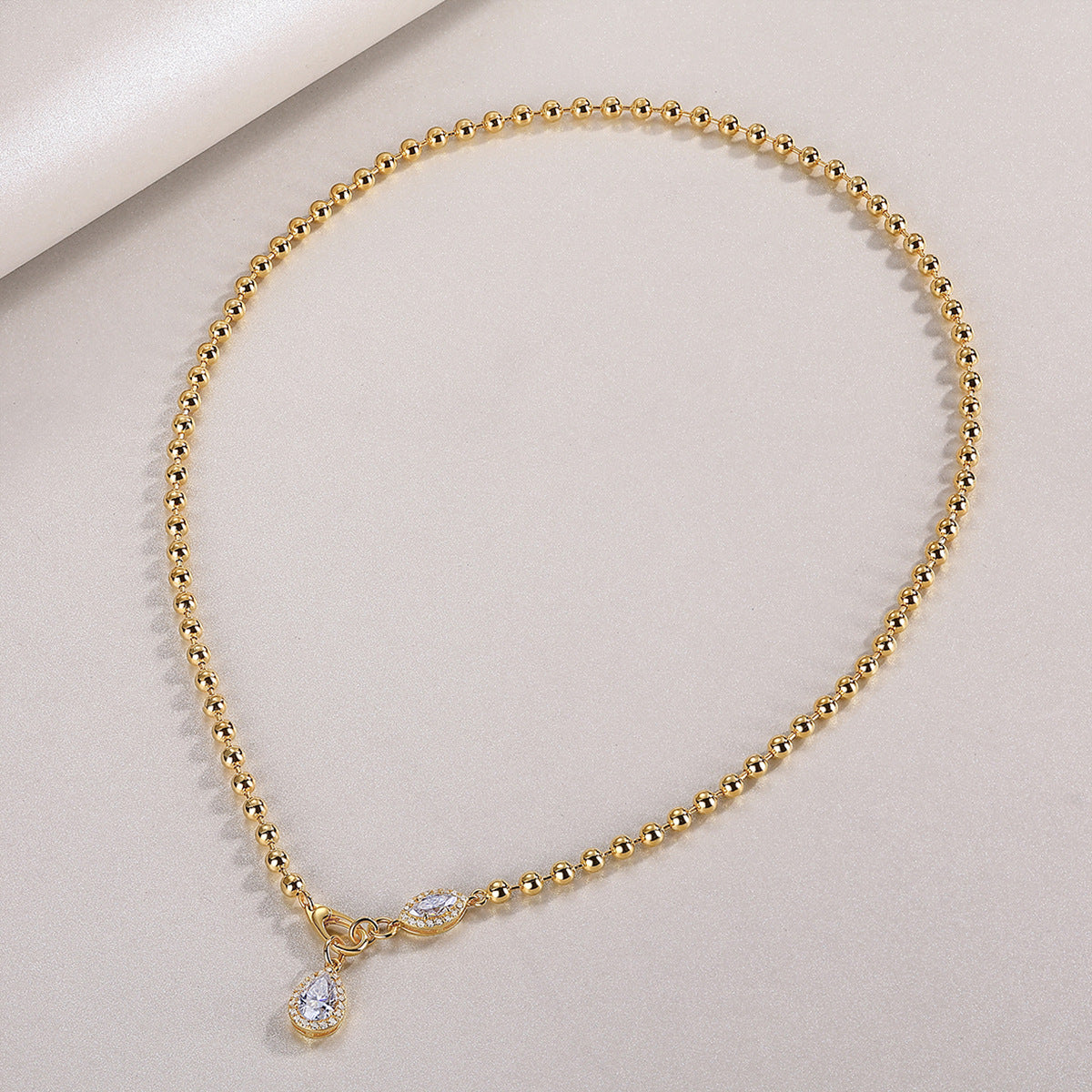 Protagonist Moissanite Female Fashion With Chain Necklaces