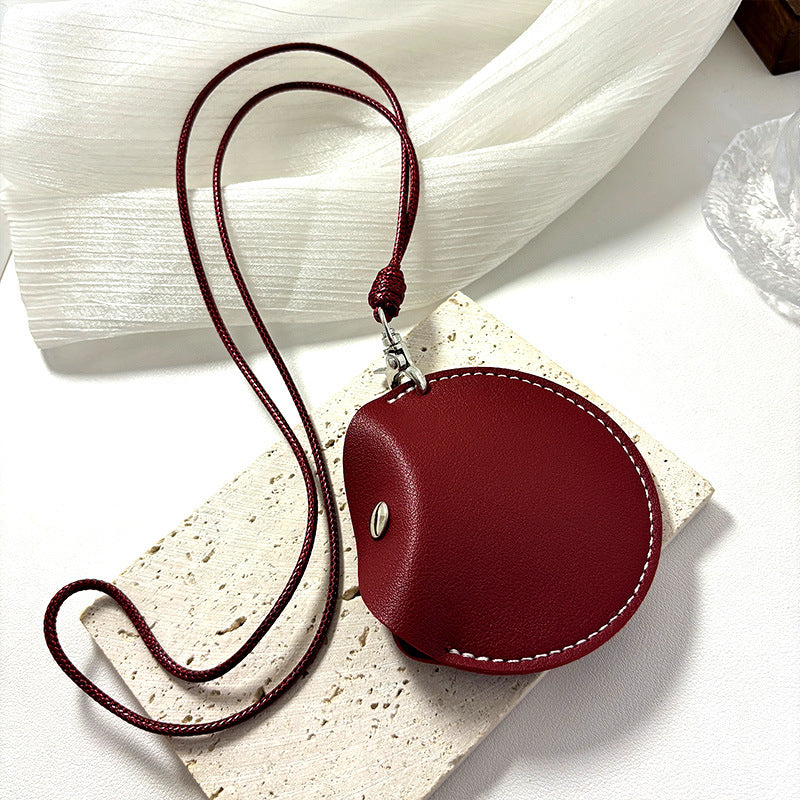 Bag Hanging Disk Leather Packet Portable Digital Accessories Necklaces