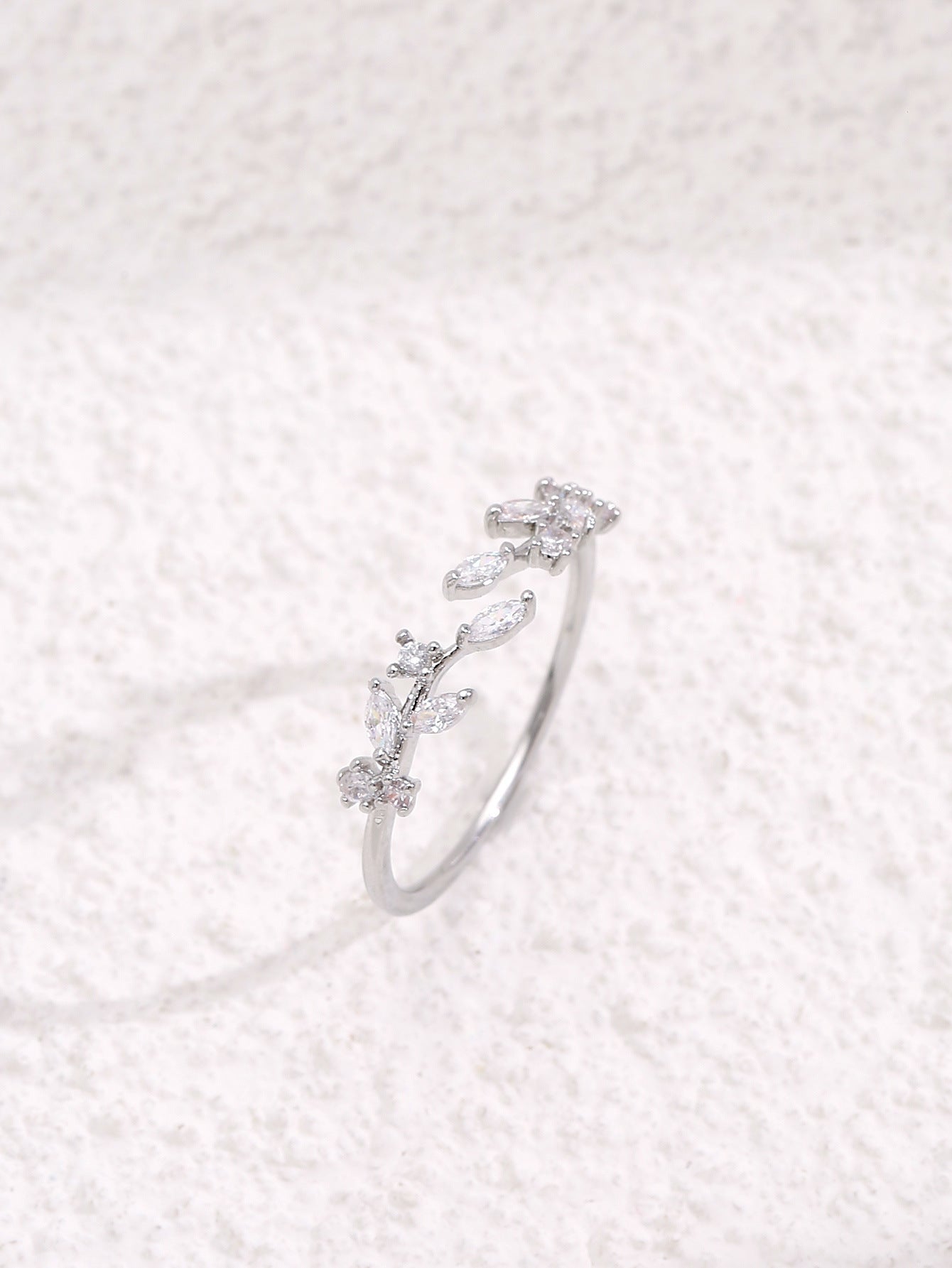 Flower Geometric Open Wheat Fashion Shank Rings