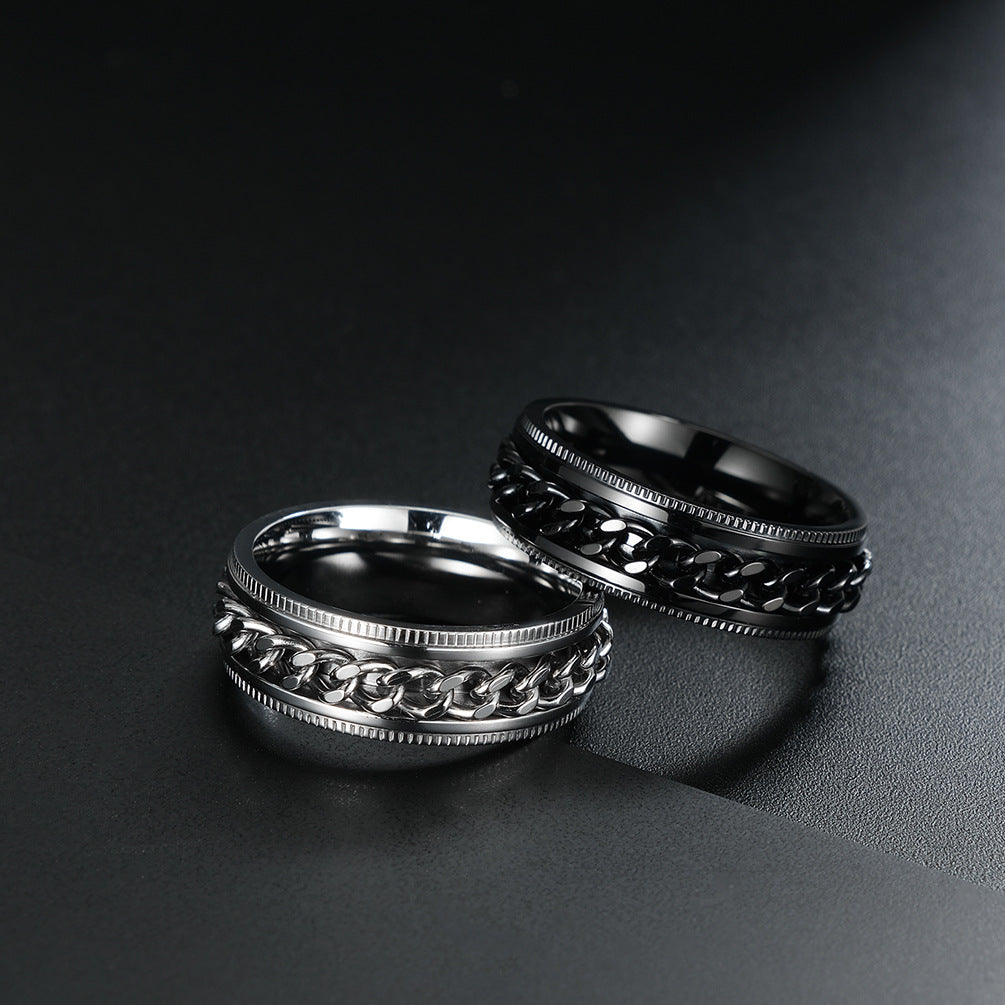 Chain Rotation Decompression Titanium Steel Transfer Roller Stainless Ring