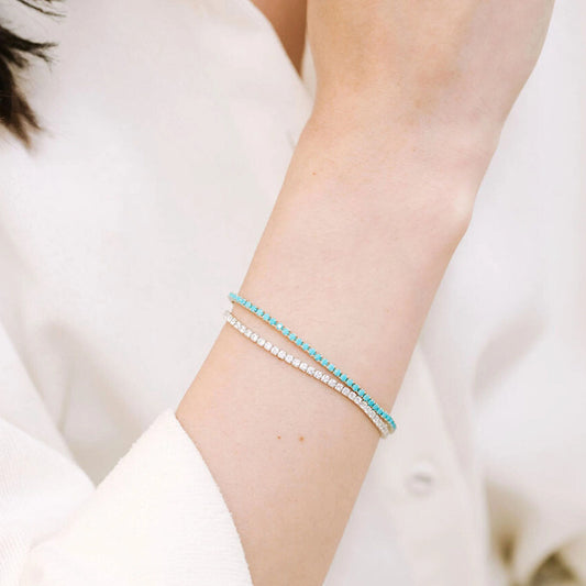 Women's Small Simple Exquisite Blue Light Luxury Bracelet