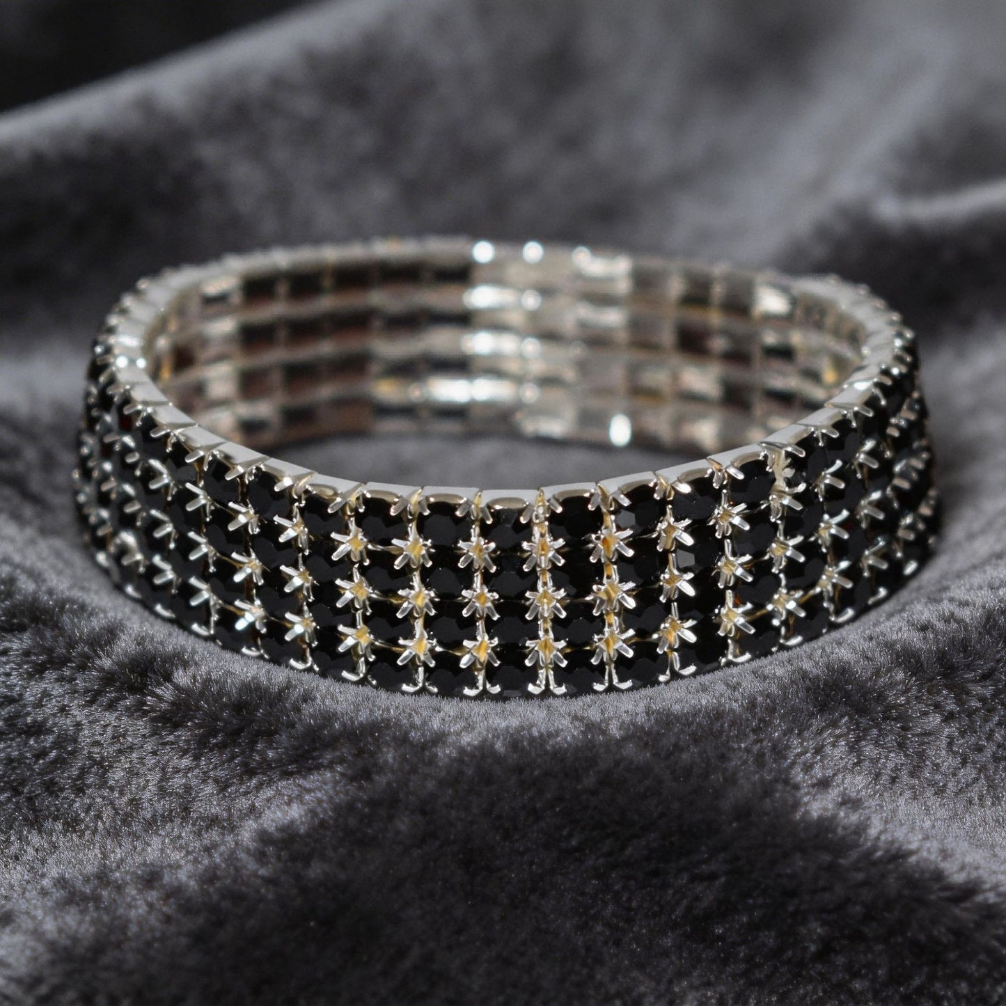 Fashion Bridal Zircon Shiny Rhinestone Wedding Formal Bracelets
