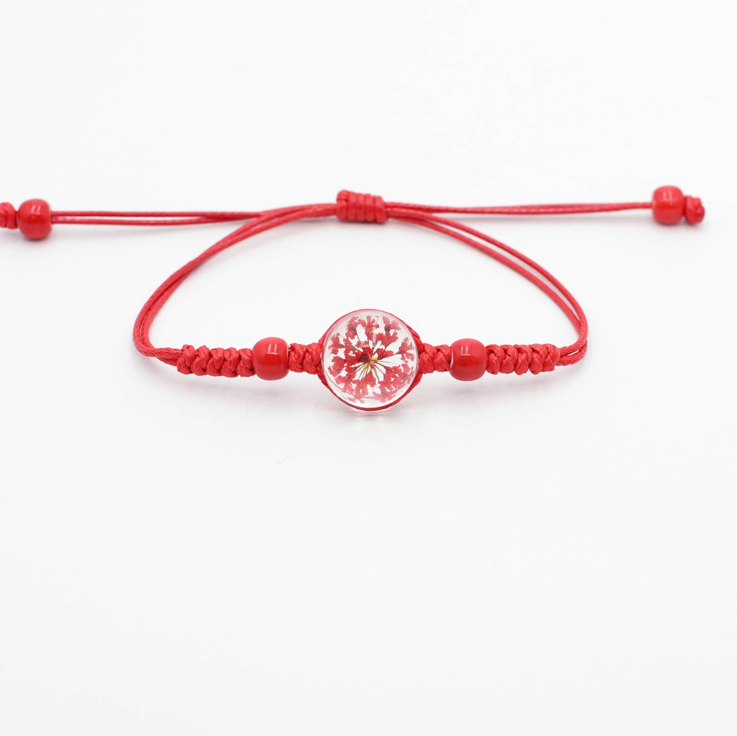 Cherry Blossom Red Rope Hand Weaving Bracelets