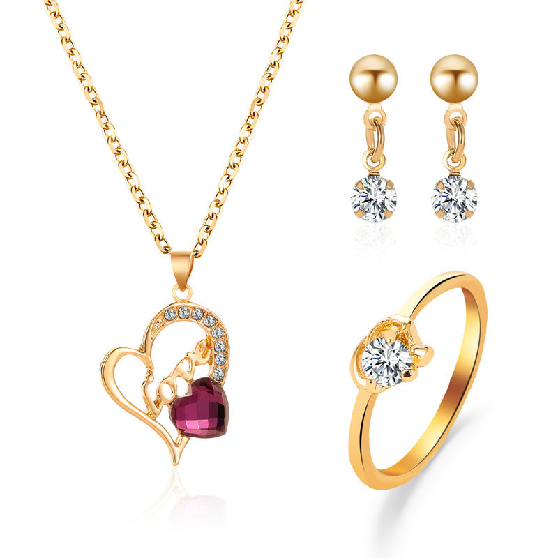 Temperament Water Drop Geometric Ear Personality Jewelry Set