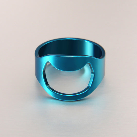 Steel Bottle Opener Screwdriver Lifting Device Creative Rings