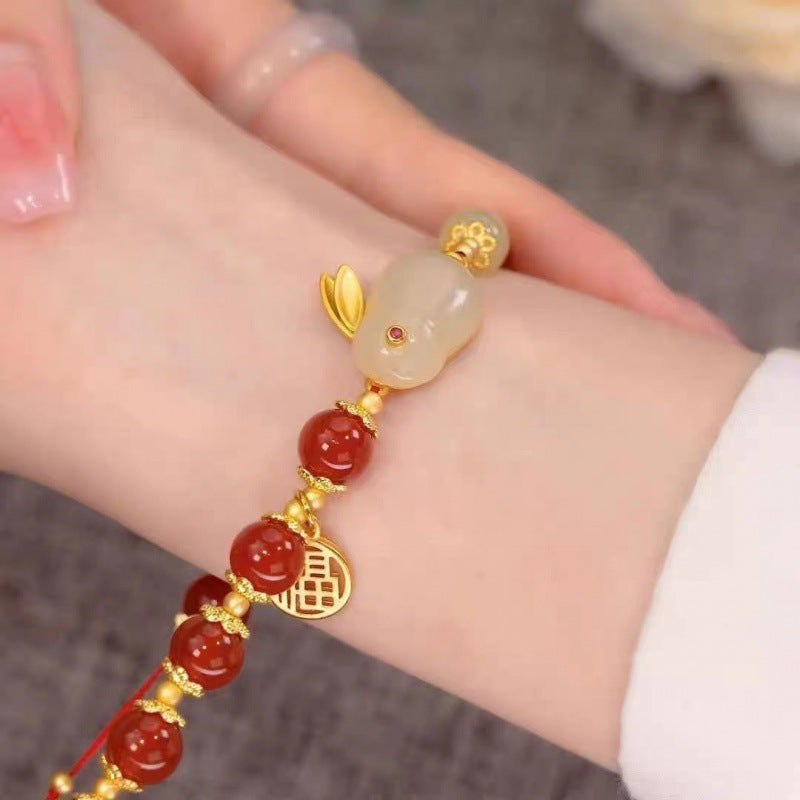 Chinese Style Bamboo Leaf Female Gift Bracelets