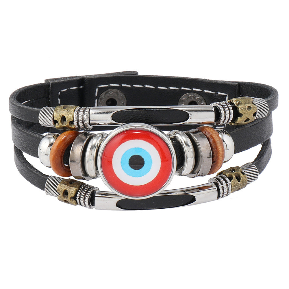 Ornament Eye Leather Creative Handmade Beaded Bracelets