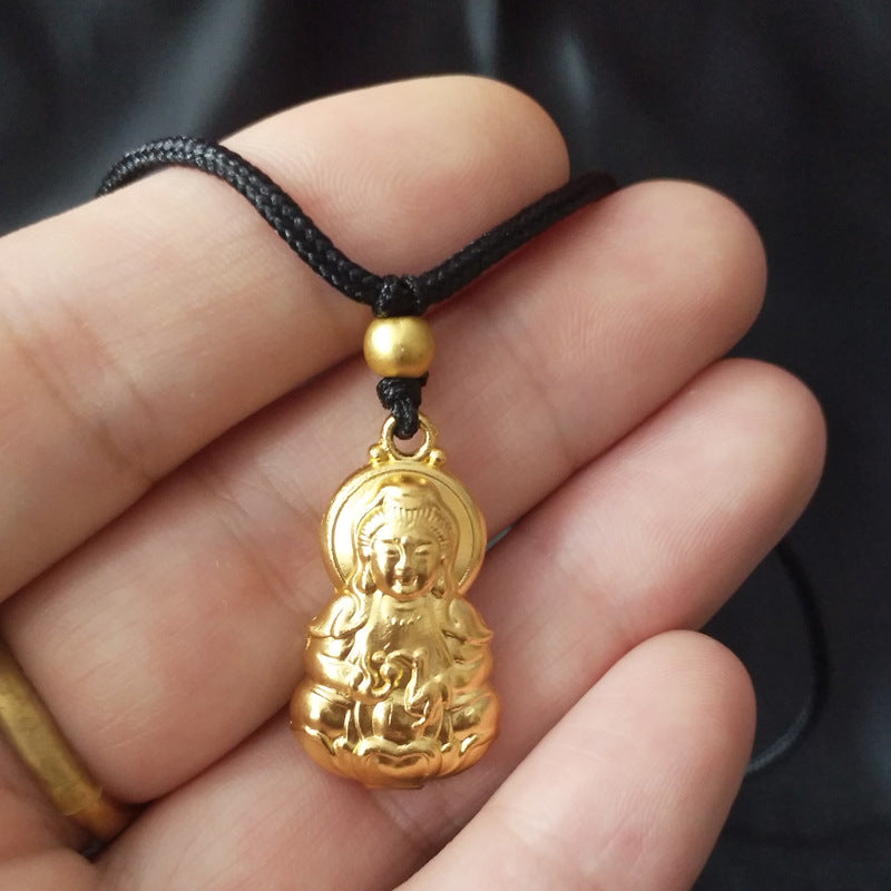 Buckle Prayer Wheel Sweater Chain Ethnic Necklaces