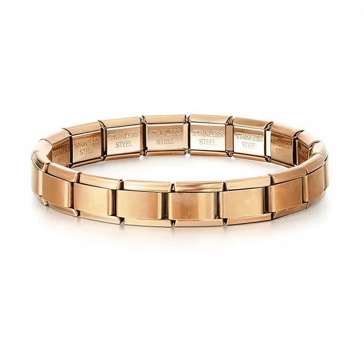 Steel Italian Module Can Be Random Combination Spliced Bracelet