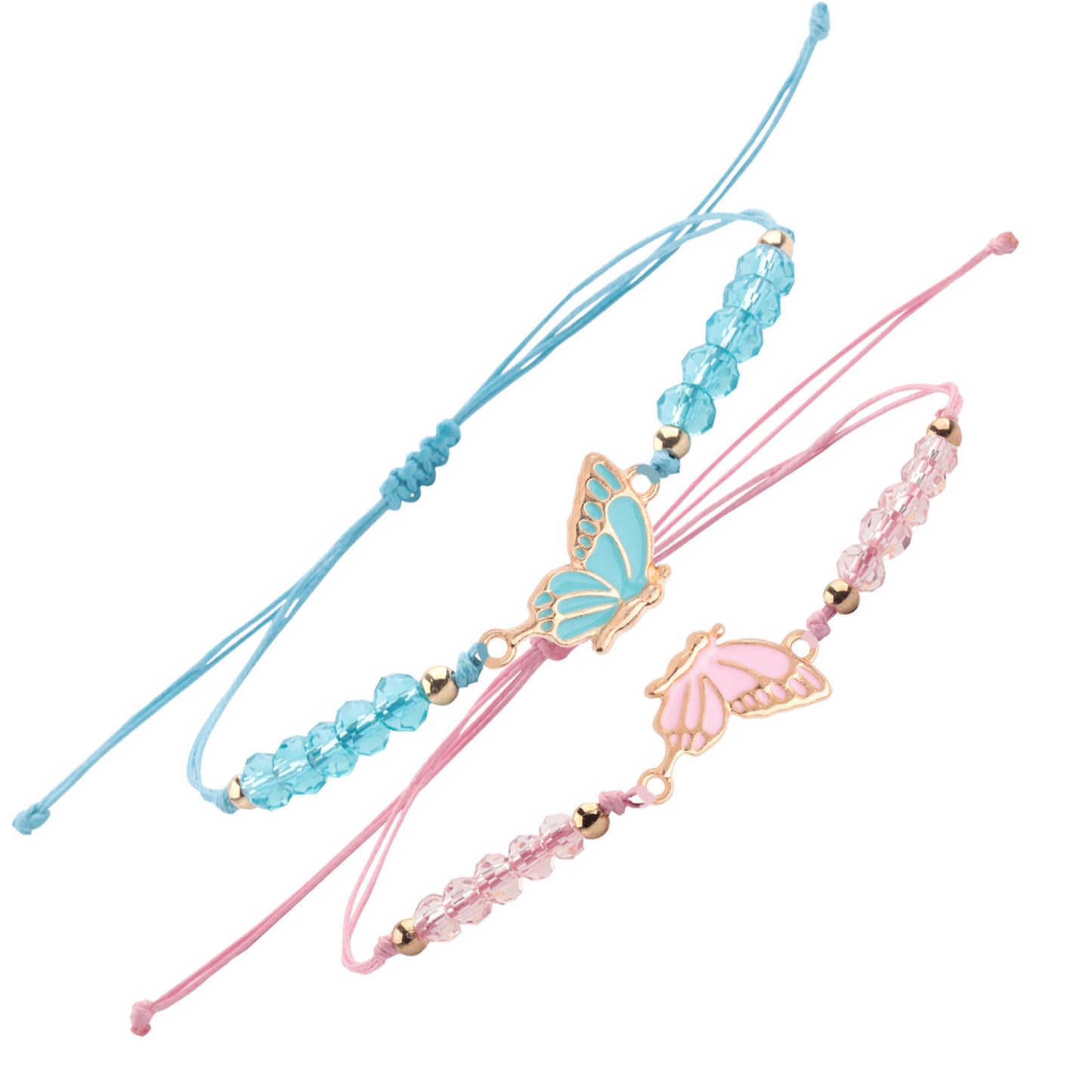 Couple Friendship Gift Flat Knot Woven Adjustable Color Wax Bracelet