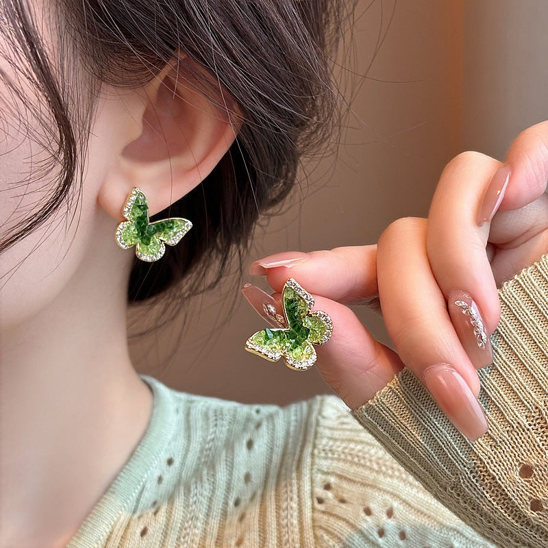 Women's Butterfly Niche High Sense Delicate Light Earrings