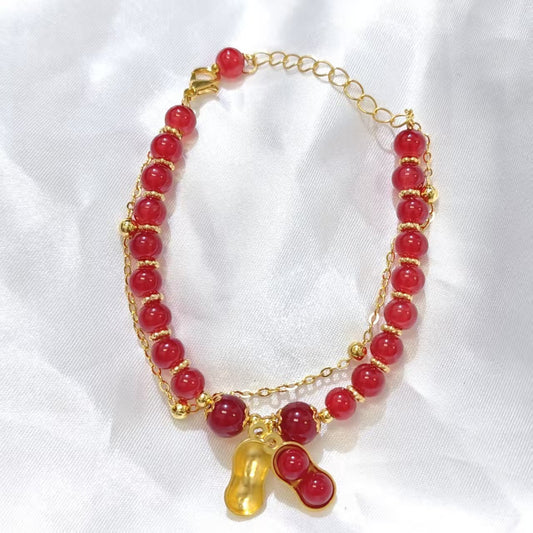 Day Gift Jade Hare Female Two Light Luxury Imitation Bracelets