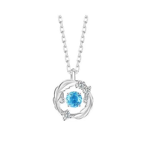 Women's Yu You Accompany Moissanite Smart Heart Necklaces