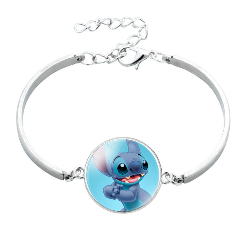 Star Stitch Cartoon Pattern Time Stone Bracelets