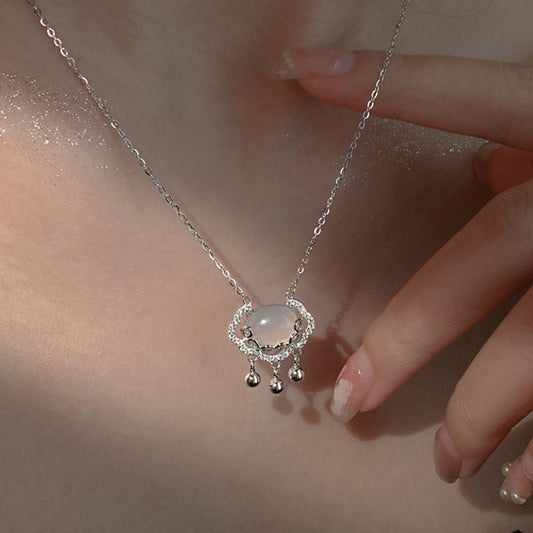 Welfare Pack Gift Lock To Bless You Safe Niche Necklaces