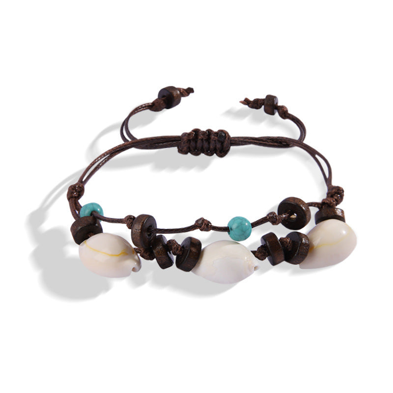 Vacation Style Shell Imitation Pearl Gravel Bracelets