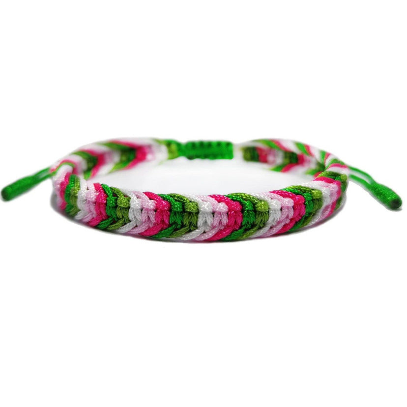 Hand Woven Rope Flag Color Matching Bracelets