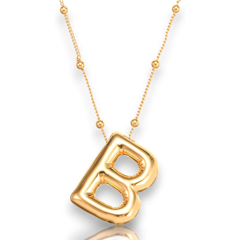 Glossy Letter Copper Popular Accessory Exquisite Necklaces