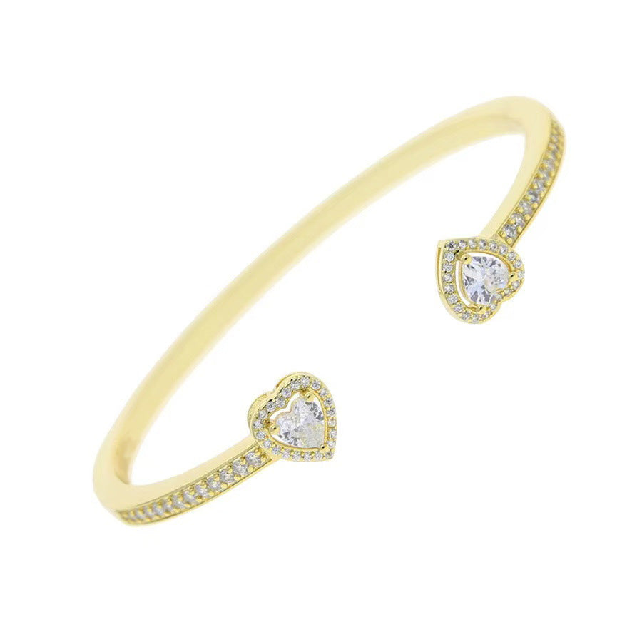 Women's Hip Hop Fine Circle Pairs Of Love Style Bracelets