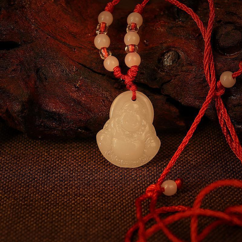 Red Rope Jade Personality Couple Imitation Pendants