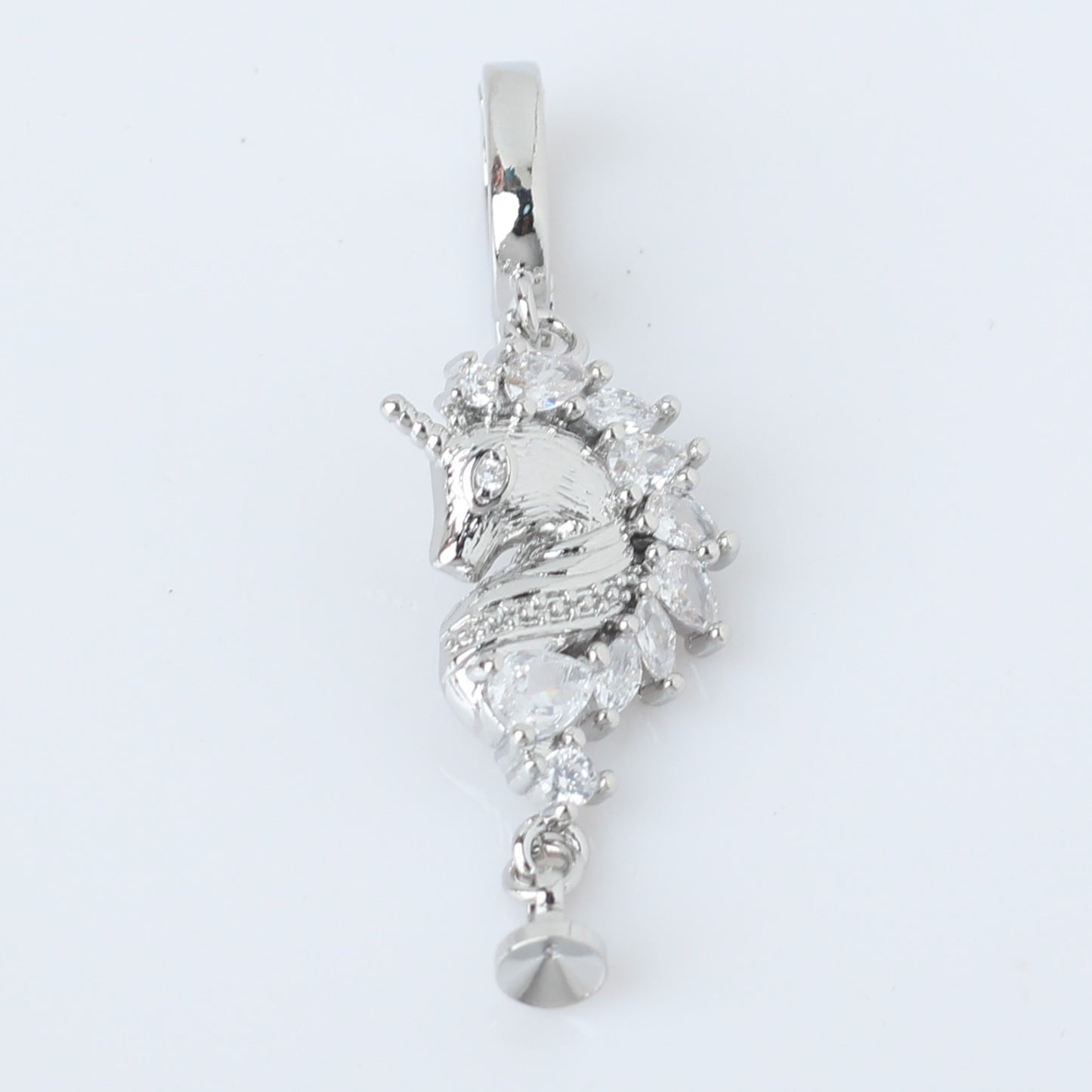 Beads Holder Large Single Eardrop Frame Lucky Exquisite Universal Pearl Pendant