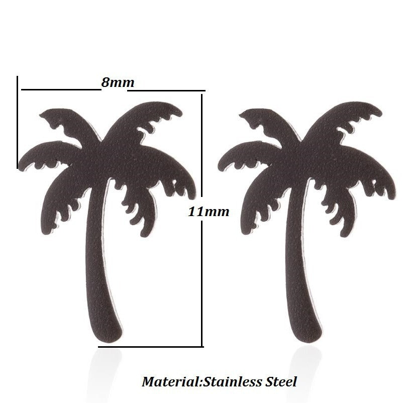 Women's Style Coconut Tree Summer Fashion Personalized Earrings