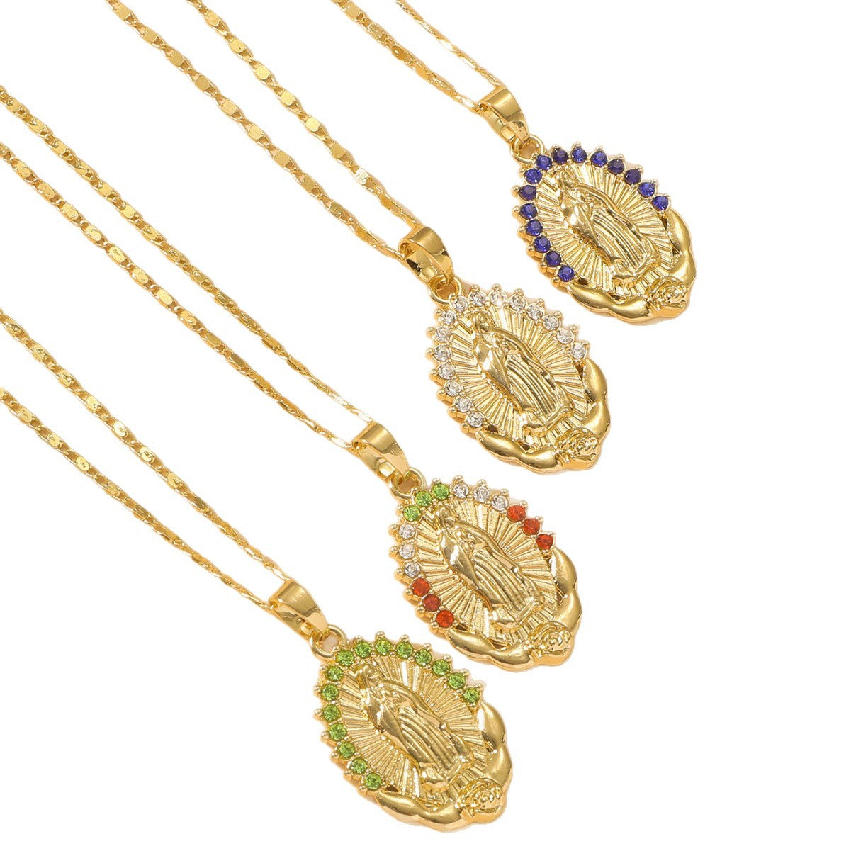Women's Design High Sense Virgin Religious Female Necklace