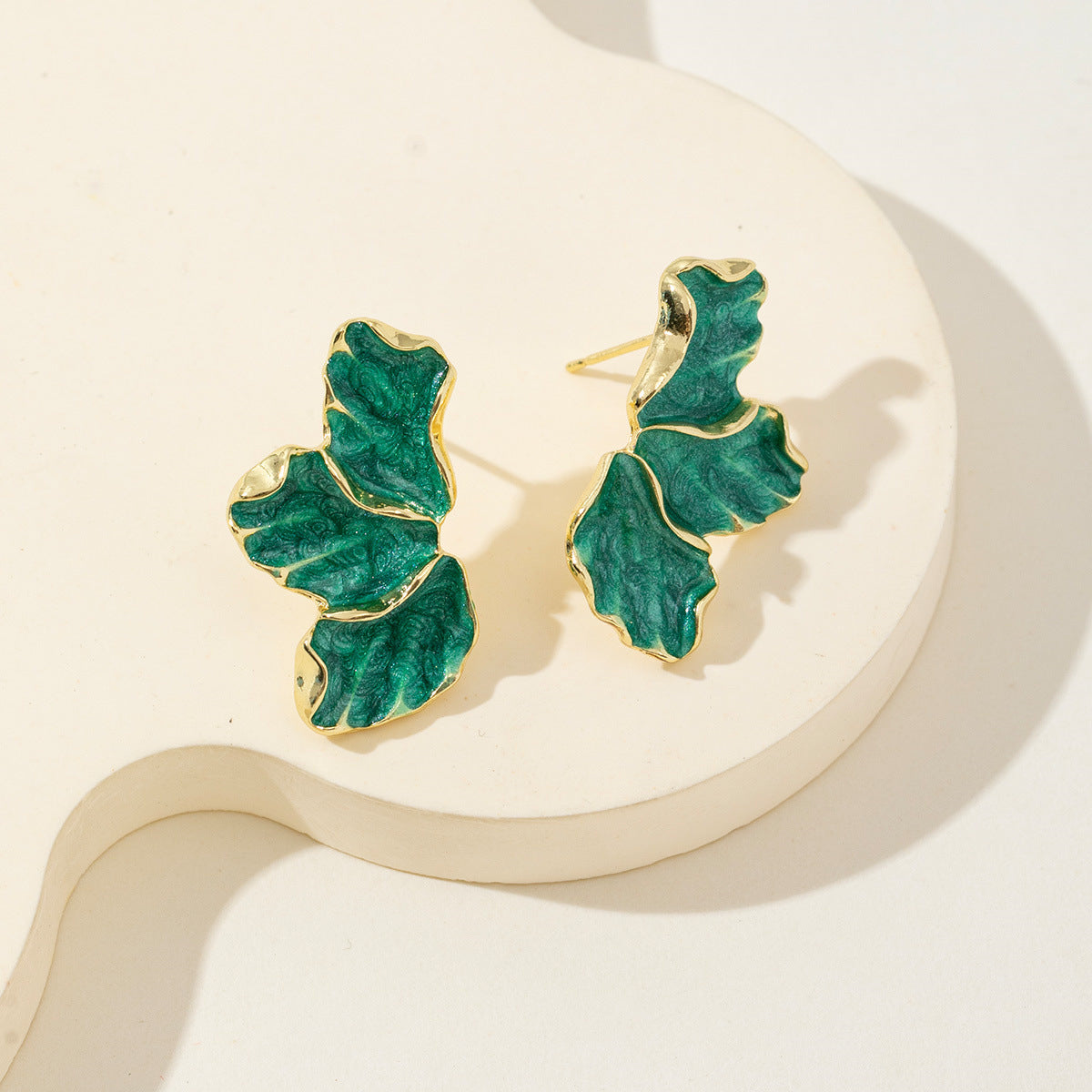 Pure Design Maple Leaf Flower Affordable Luxury Fashion Earrings