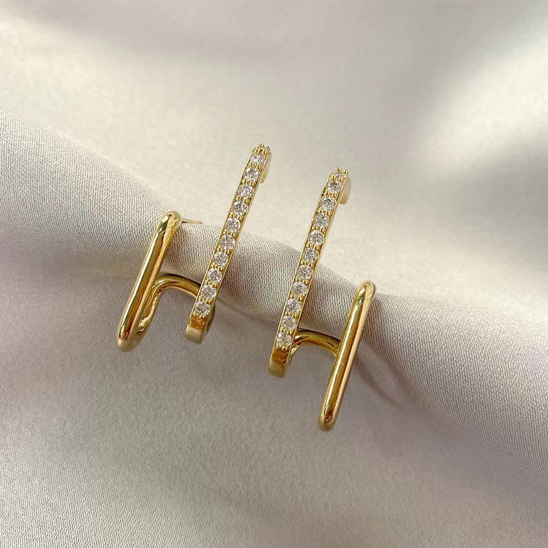 Women's Fashionable Design Elegant Generous High-grade Light Earrings