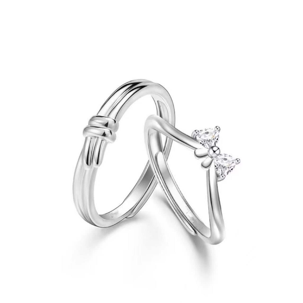 Princess Dream Couple Light Luxury Minority Rings