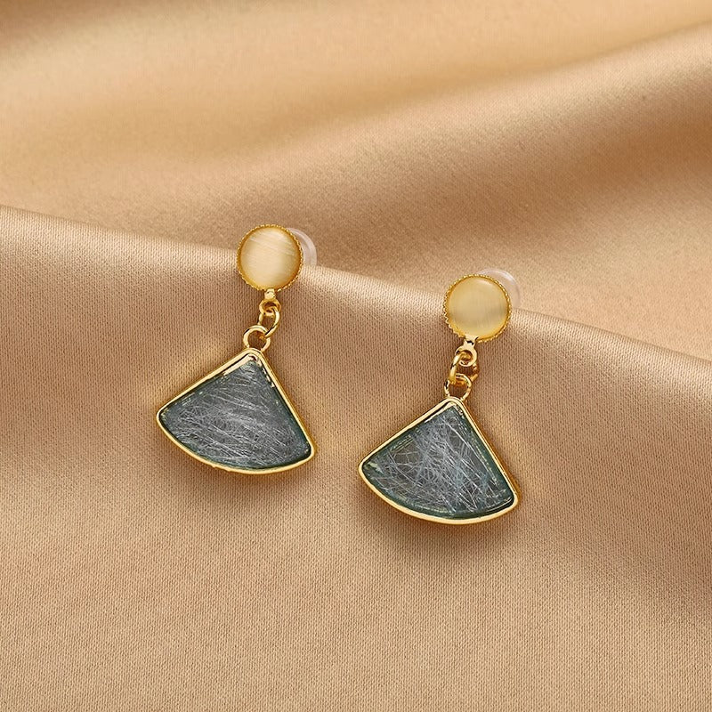 Women's Needle Korean Simple Niche Temperament Personalized Earrings