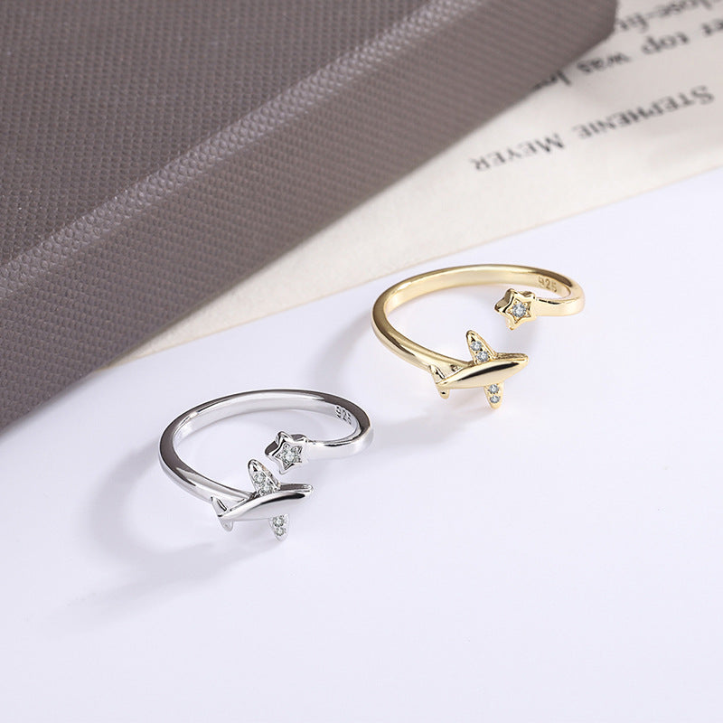 Female Style Simple Personality Five-pointed Star Rings