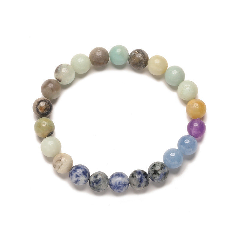 Women's & Men's Eight Planets Natural Stone Space Gifts Bracelets