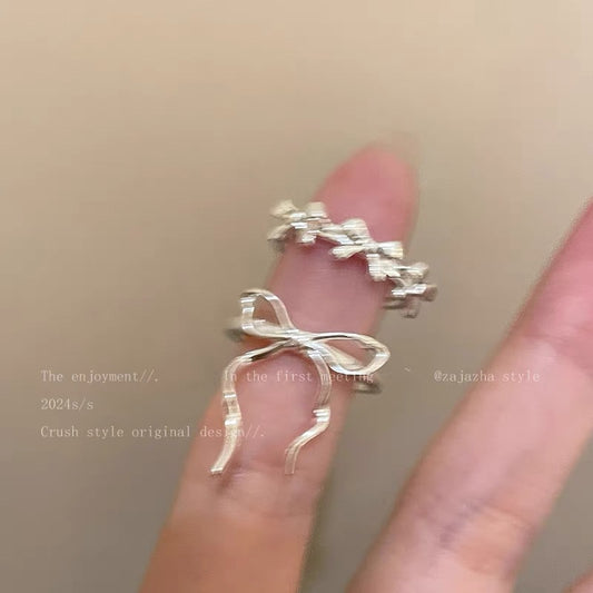 Female Summer Light Luxury High Sense Rings