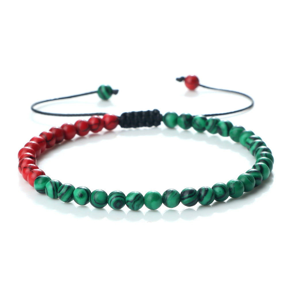 Red Green White Black Christmas Cute Bracelets