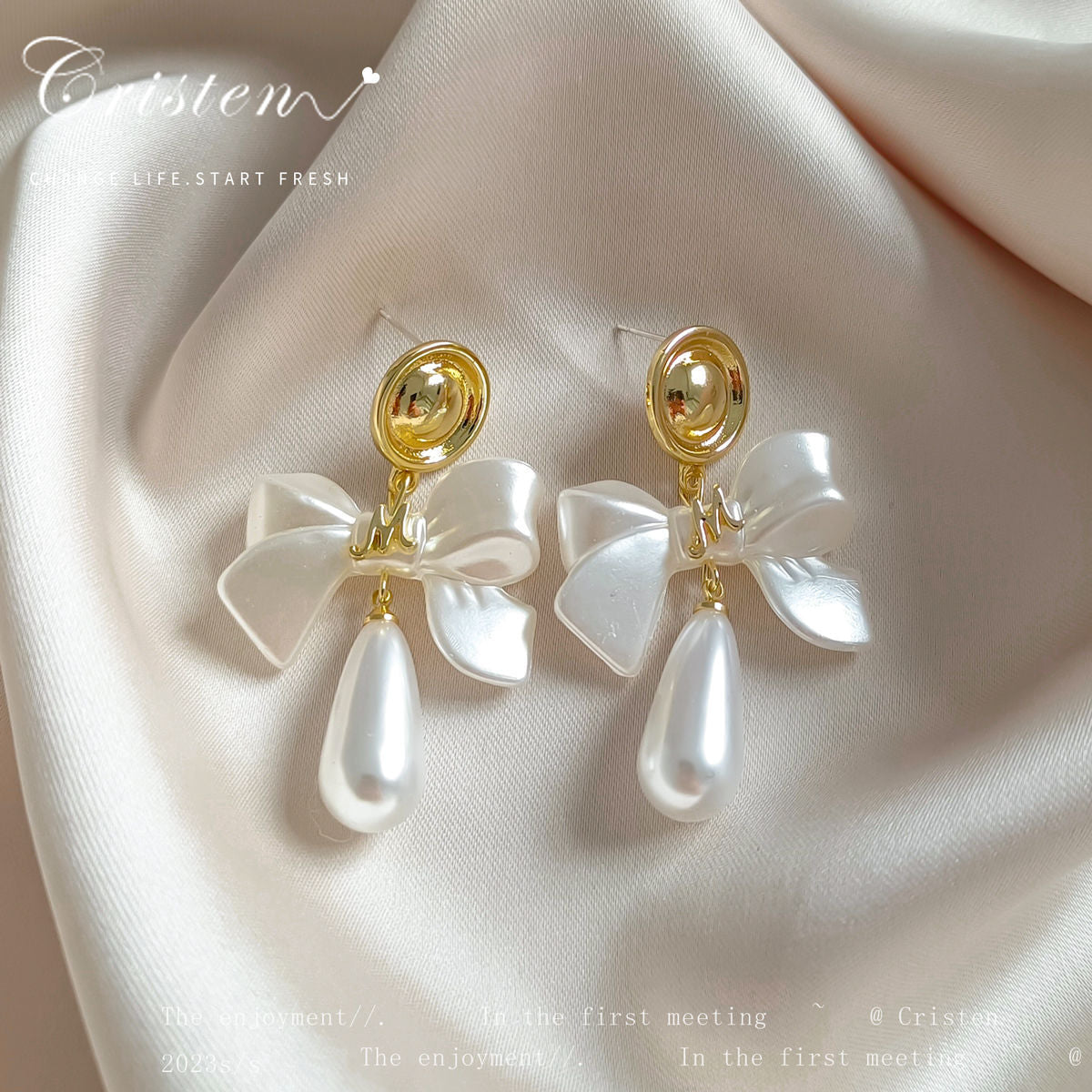 Pearl For Light Luxury Temperament High-grade Earrings