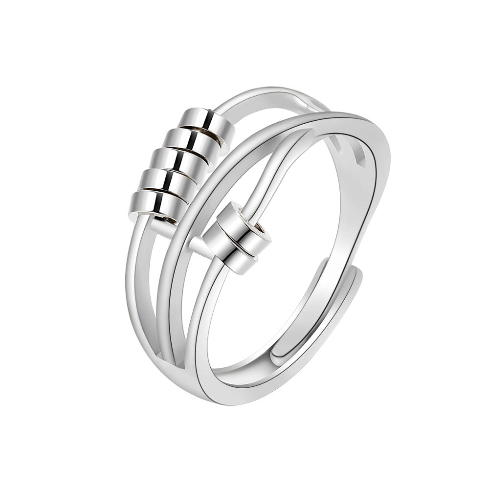 Spinning Creative Three Smart Index Finger Rings