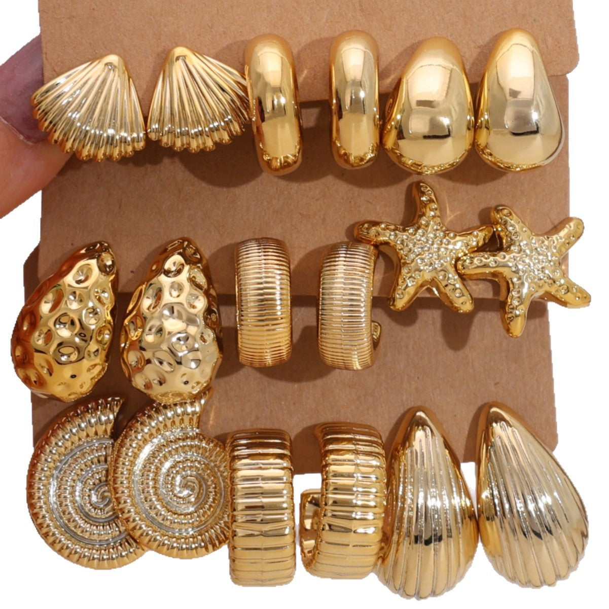 Irregular Flower Personalized Minority Fashionable Simple High-grade Rings