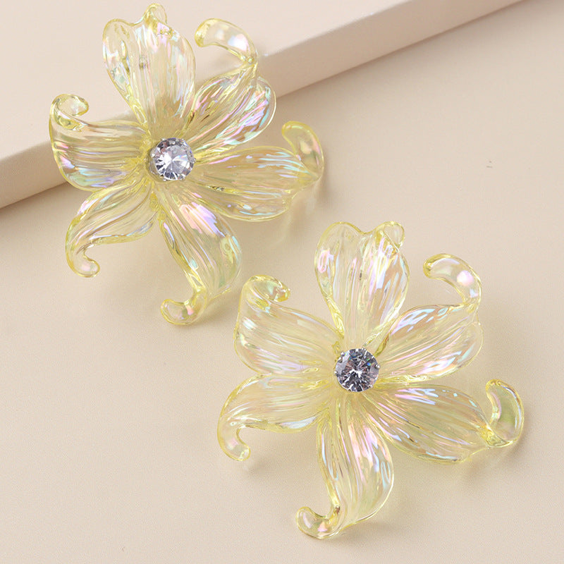 Women's Flower Style Super Fairy Irregular Colorful Rings