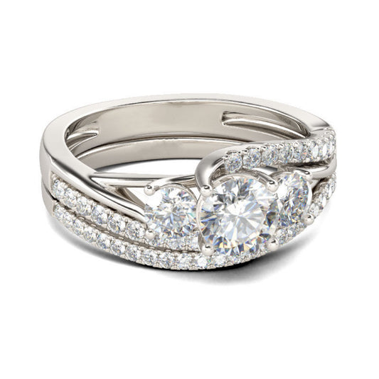 Popular Fashion Diamond Set Trendy Personality Design Female Rings