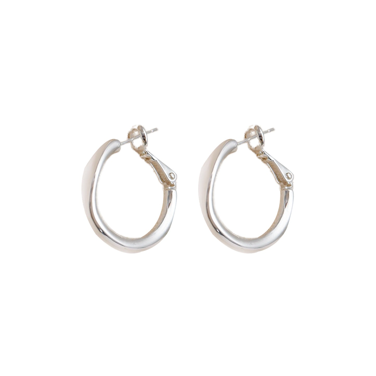 French Style Ear Light Luxury High Sense Beautiful Circle Clip Earrings