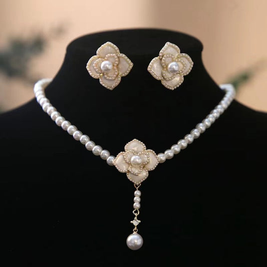 Vintage Bridal Pearl Korean Style Super Fairy Clavicle Chain Necklaces