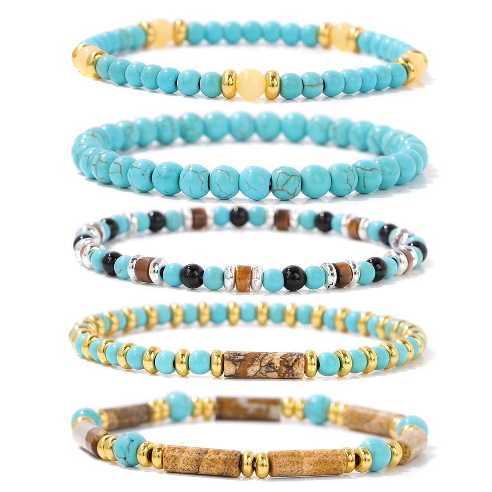 Stone Beaded Summer Fresh Elegant Graduation Bracelets