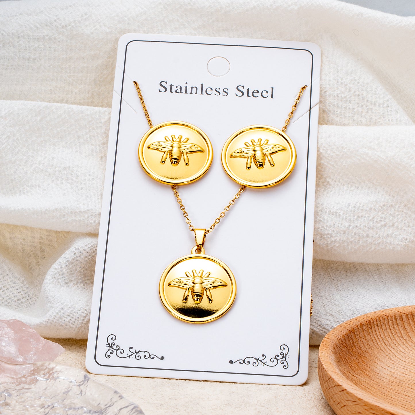 Best-selling Fashion Personality Stainless Steel Variety Of Jewelry Set
