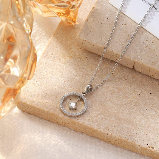 Gold Sier Color Advanced Minority Simple Clavicle Necklaces