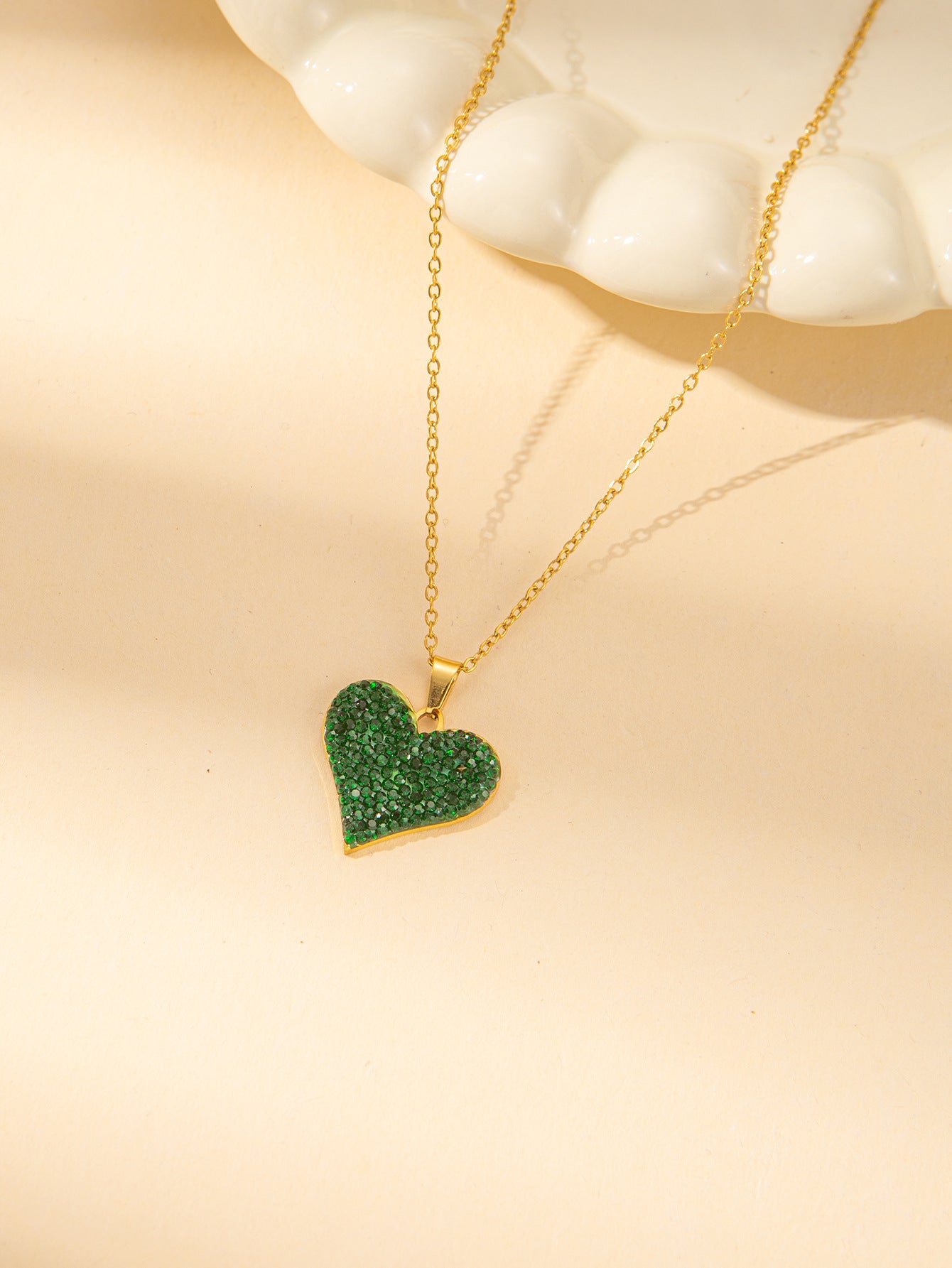 Women's Female With Hearts Zircon Light Luxury Design Earrings